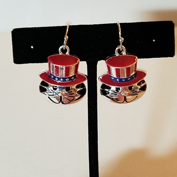 Felt's Fun Finds Jewelry - Patriotic Jewelry Red White Blue USA America Flag